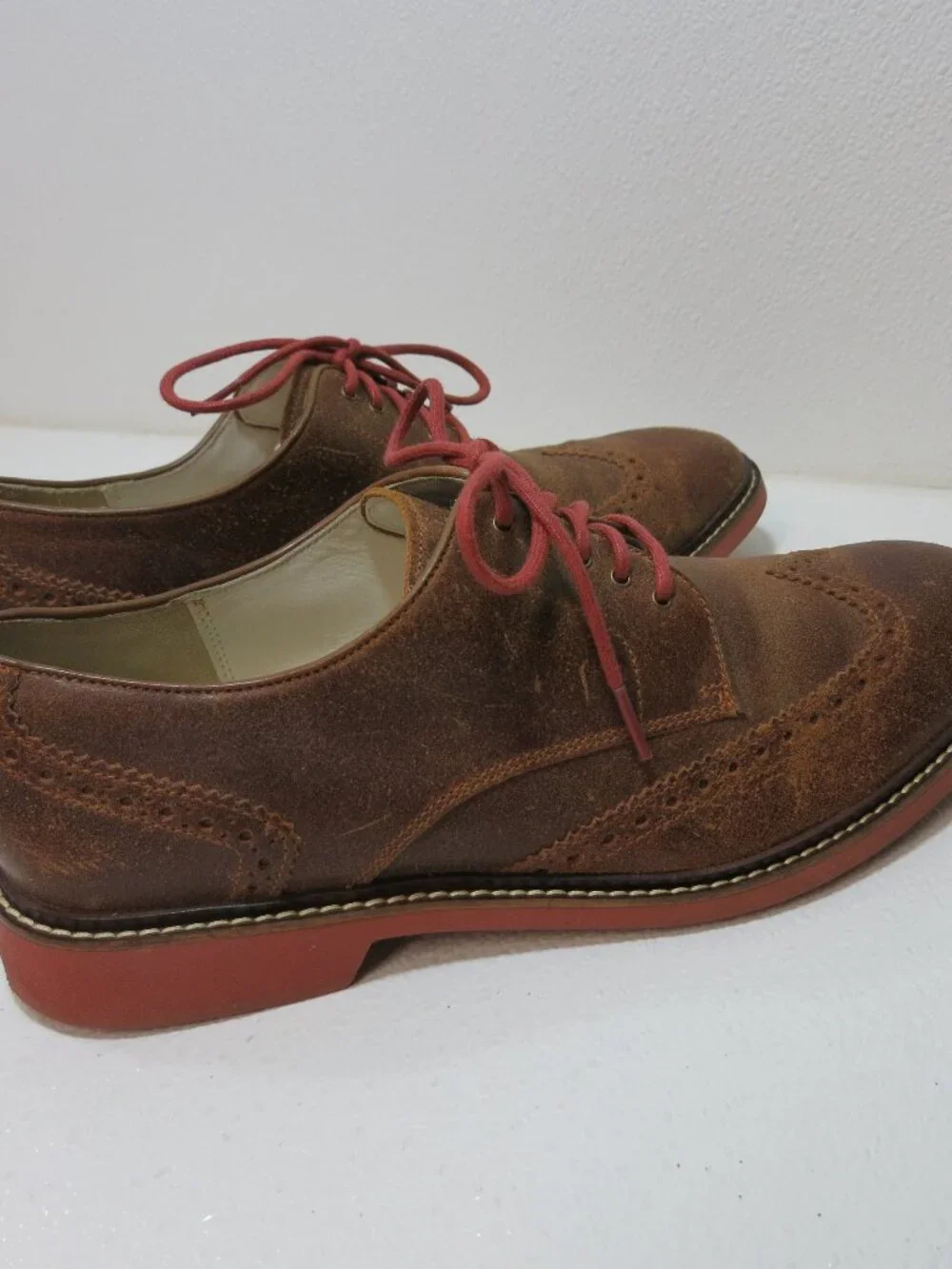 Cole Haan Brogue Leather Men's Dress Wingtip Oxfords Formal Footwear Sz 9.5 M